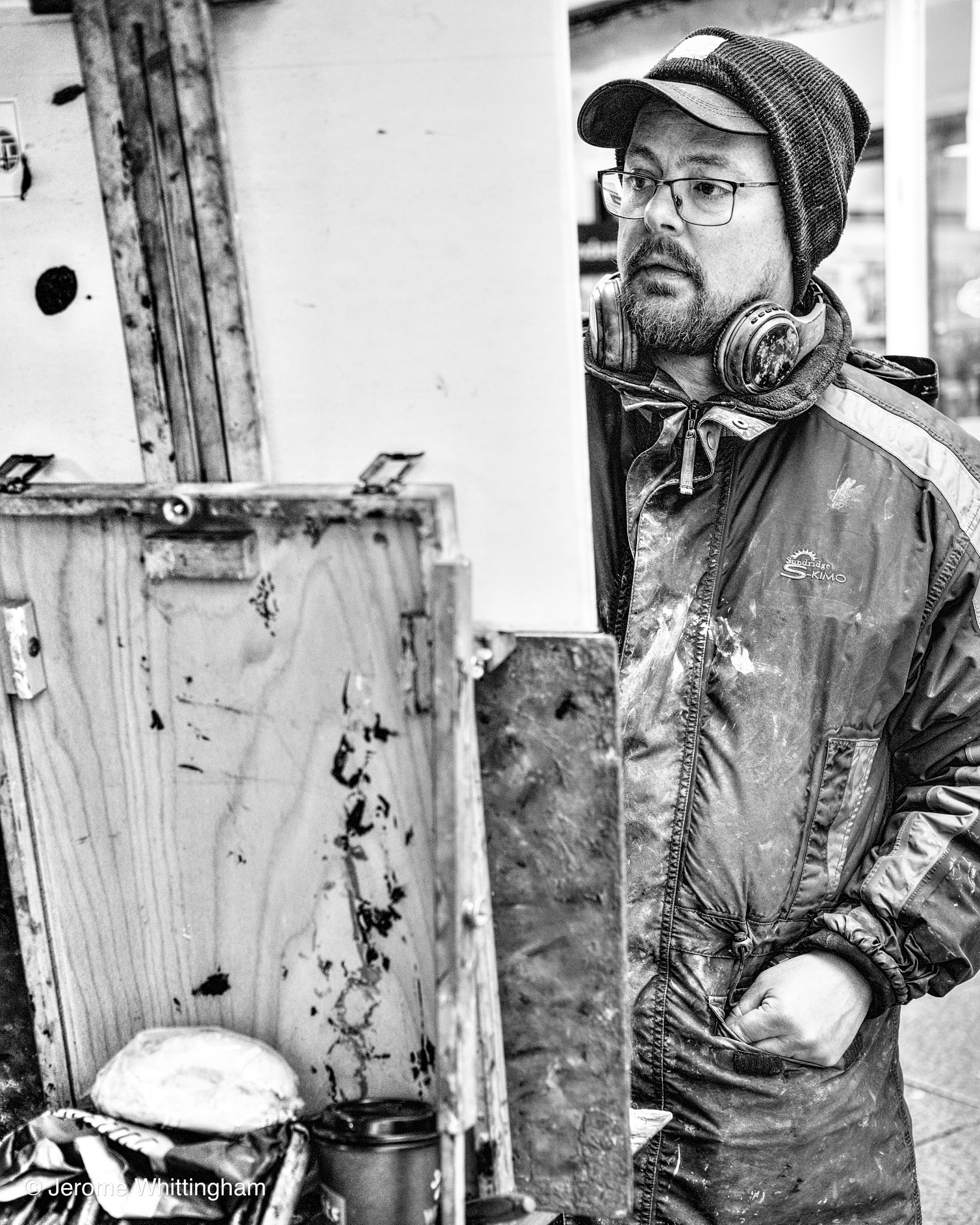 ‘Painting Through The Dark Month’